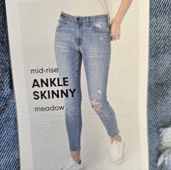 RE Generation By Celebrity Pink Meadow Ankle Skinny Women's Denim Jeans Sz 7/28 - Picture 1 of 7